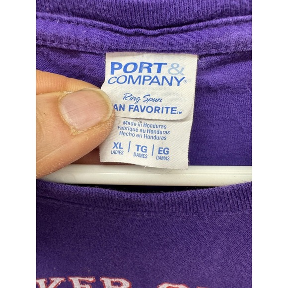 Cocker Spaniel Mom Shirt Womens XL Purple Dog Graphic Tee Port & Company Gift - Picture 2 of 6